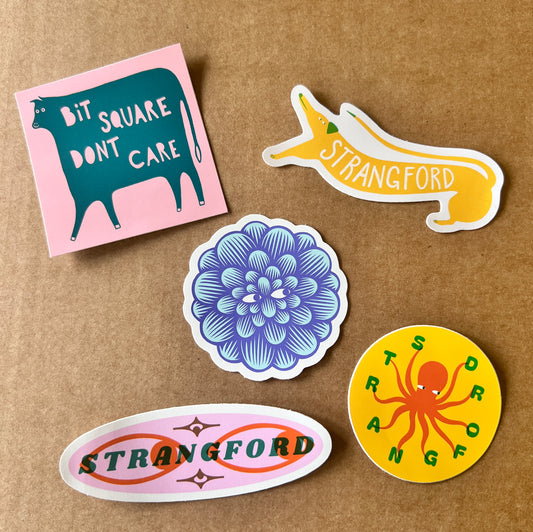 Strangford Sticker Set